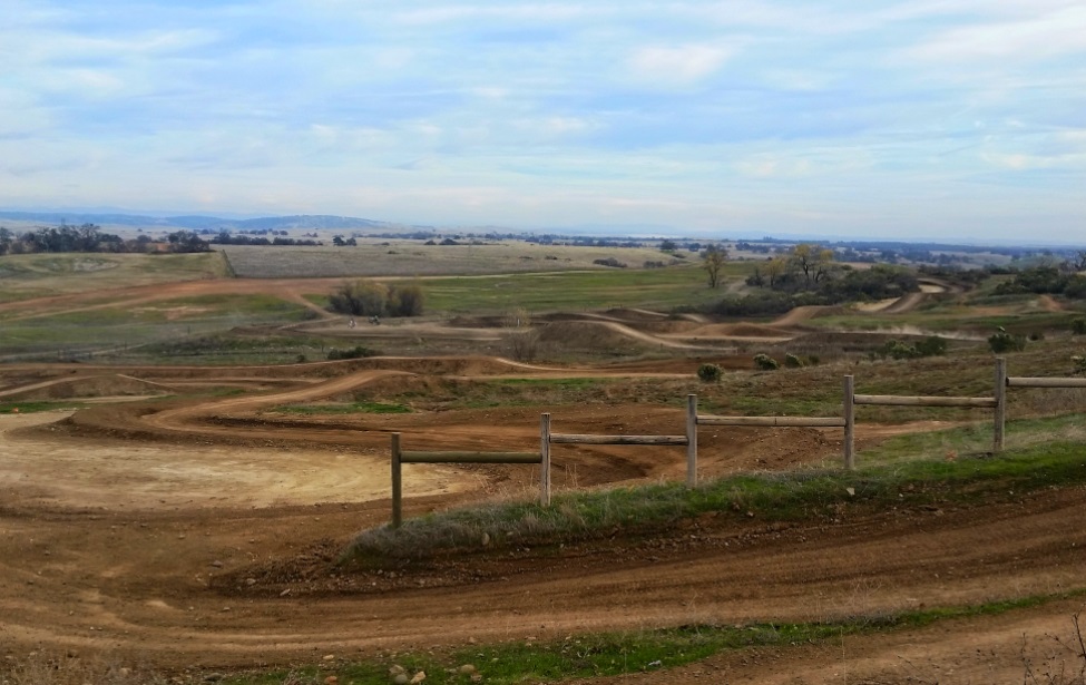 Part of the race course at the Folsom Grom MTB Series